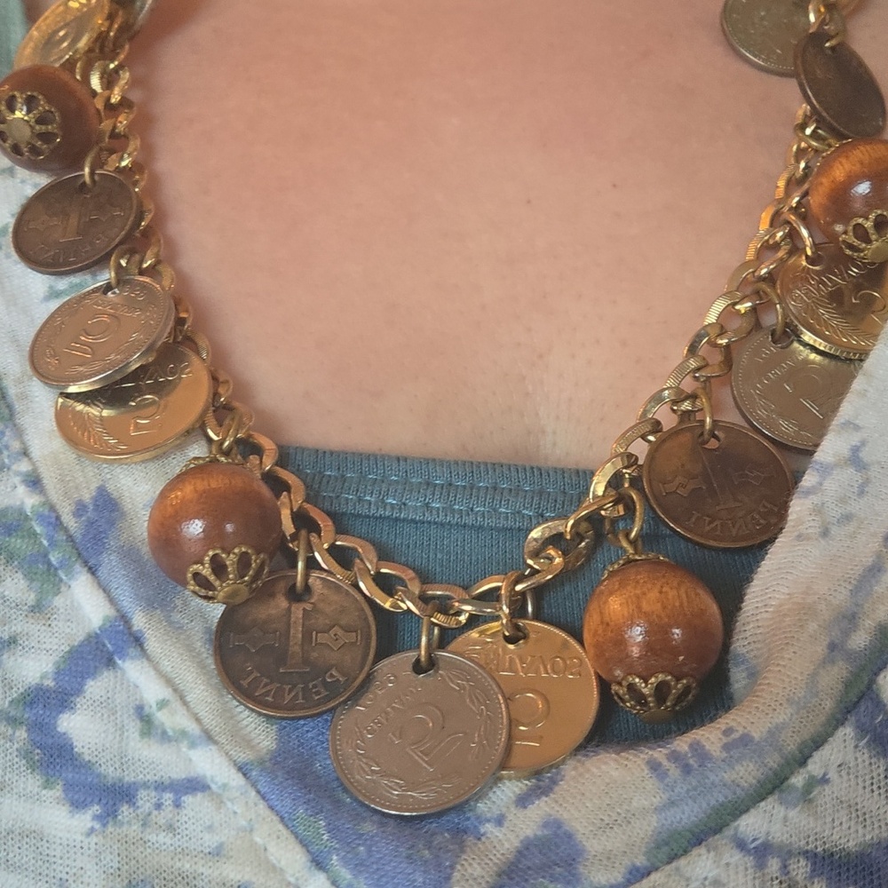 Traveler Charm Coin Necklace - Picture 11 of 11